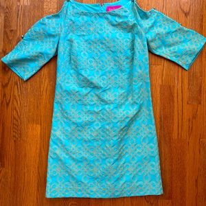 Lilly Pulitzer jubilee brocade dress. Rare.